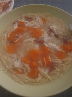 Una foto de Sopa de picadillo
