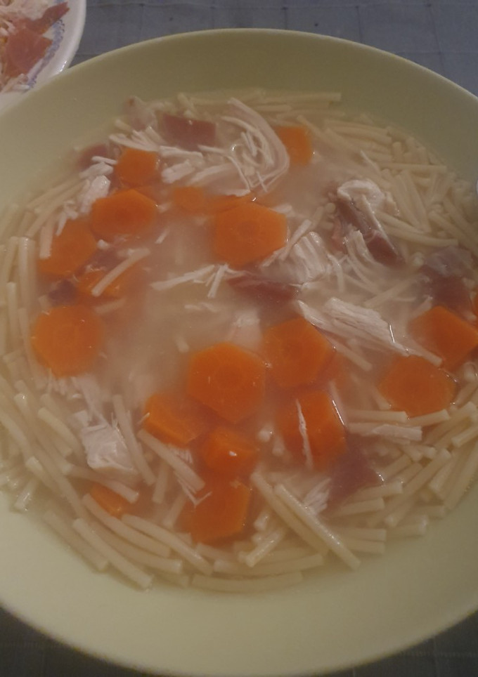 Una foto de Sopa de picadillo