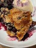 Crumble de Mirtilos