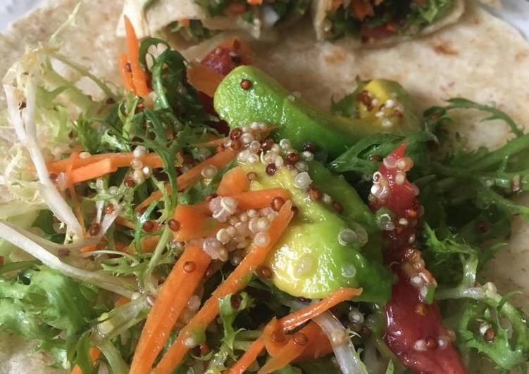 Resep Salad wrap burrito Anti Gagal