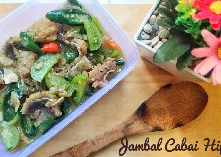 Ikan Asin Jambal Roti Cabai Hijau