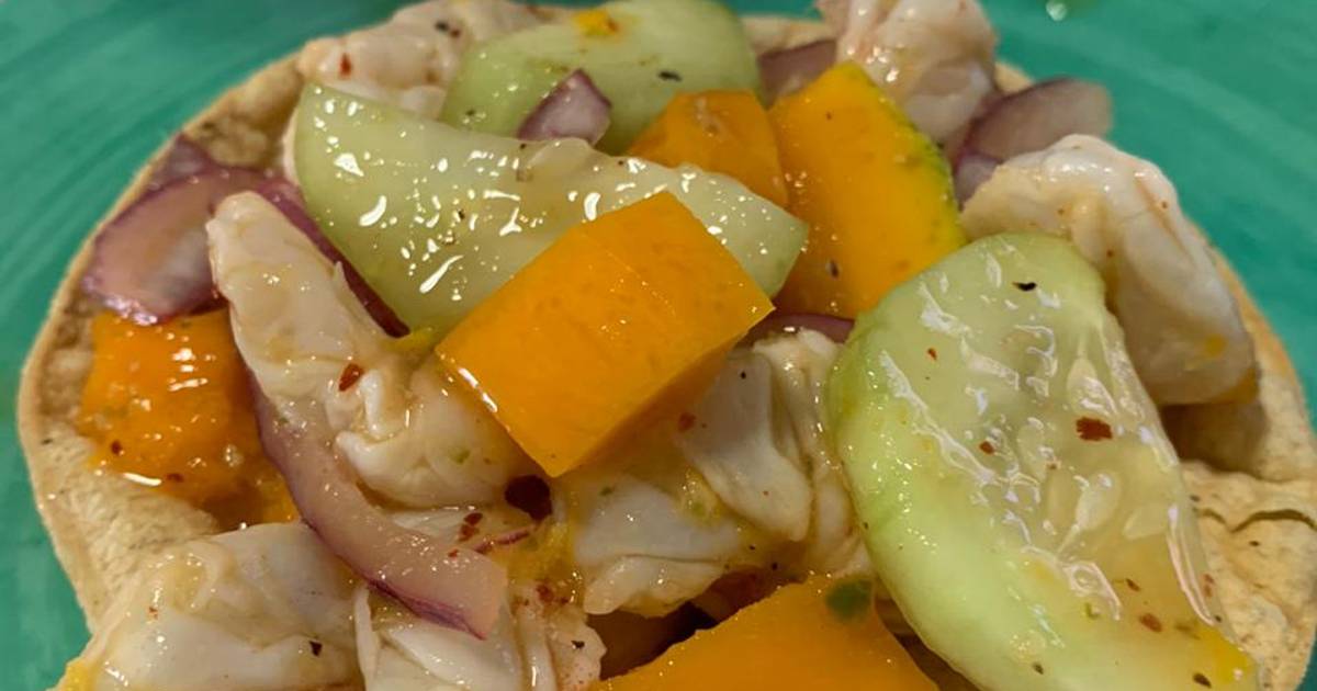 Aguachile de mango y 3 chiles Javier Receta de Francisco Javier Ibarra  Villegas- Cookpad