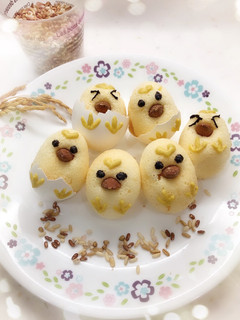 蛋殼小雞蛋糕 的食譜成品照片