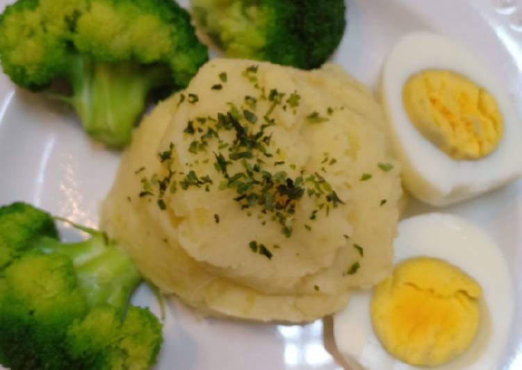 Cara Gampang Menyiapkan (Seri Diet) Mash potatoes (Diet Jantung Sehat/Diabetes), Lezat