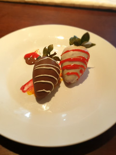 Una foto de Fresas con chocolate para cualquier ocasión especial