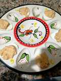 Huevos Rellenos con Atún y Aceitunas