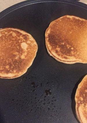 Una foto de Receta de panqueques de avena
