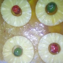 A picture of Pineapple upside down cake.