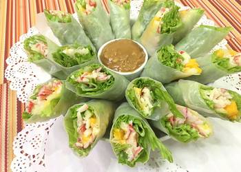 How to Recipe Delicious Kani Mango Roll