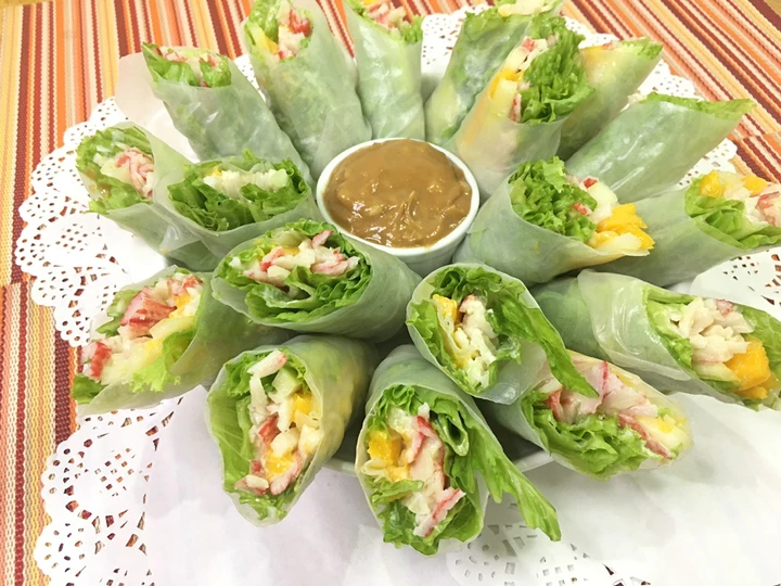 Easy Steps to Make|Recipe} Kani Mango Roll Anti-Fail