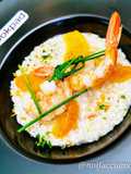 Risotto Arancia e Gamberoni Affumicati