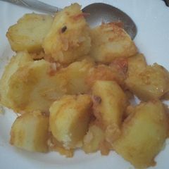 Stewed potatoes A picture of Stewed potatoes.