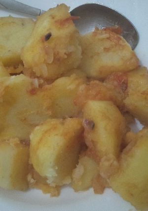 A picture of Stewed potatoes.