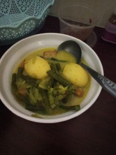 Foto resep Sayur Labu Siam Kuah Ketupat