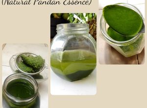 Foto resep Natural Pandan Essence (Endapan Pandan)