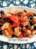 Bocconcini di pollo con peperoni