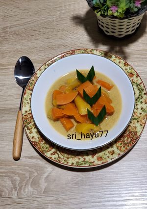 Foto resep Kolak ubi kuning pisang susu