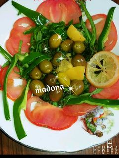 صورة لوصفة سلطه الزعتر بالزيتون