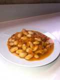 Porotos pallares con verduras