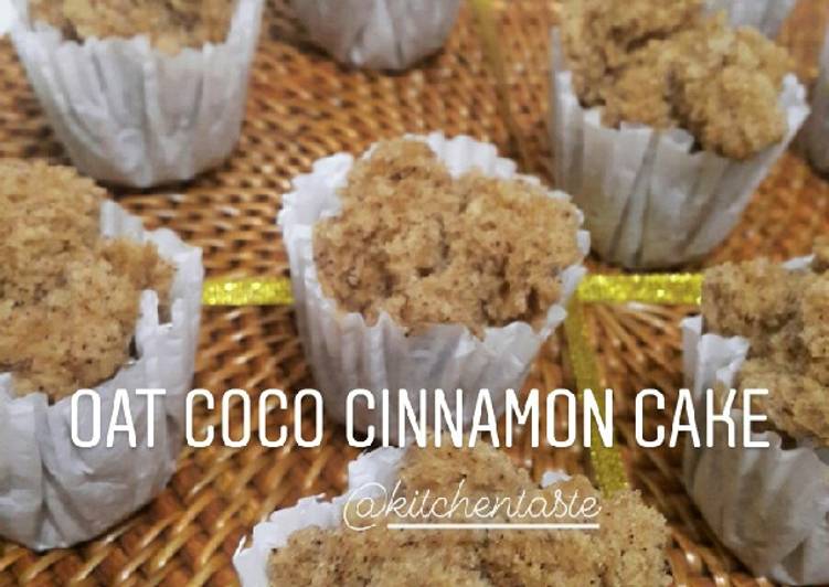 Steam Oat Coco Cinnamon Cake ala Kitchentaste