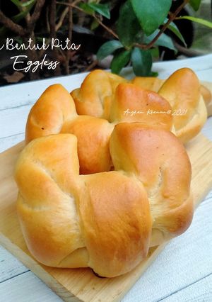 Foto resep Roti Bentuk Pita Tanpa Telur, 1x proofing