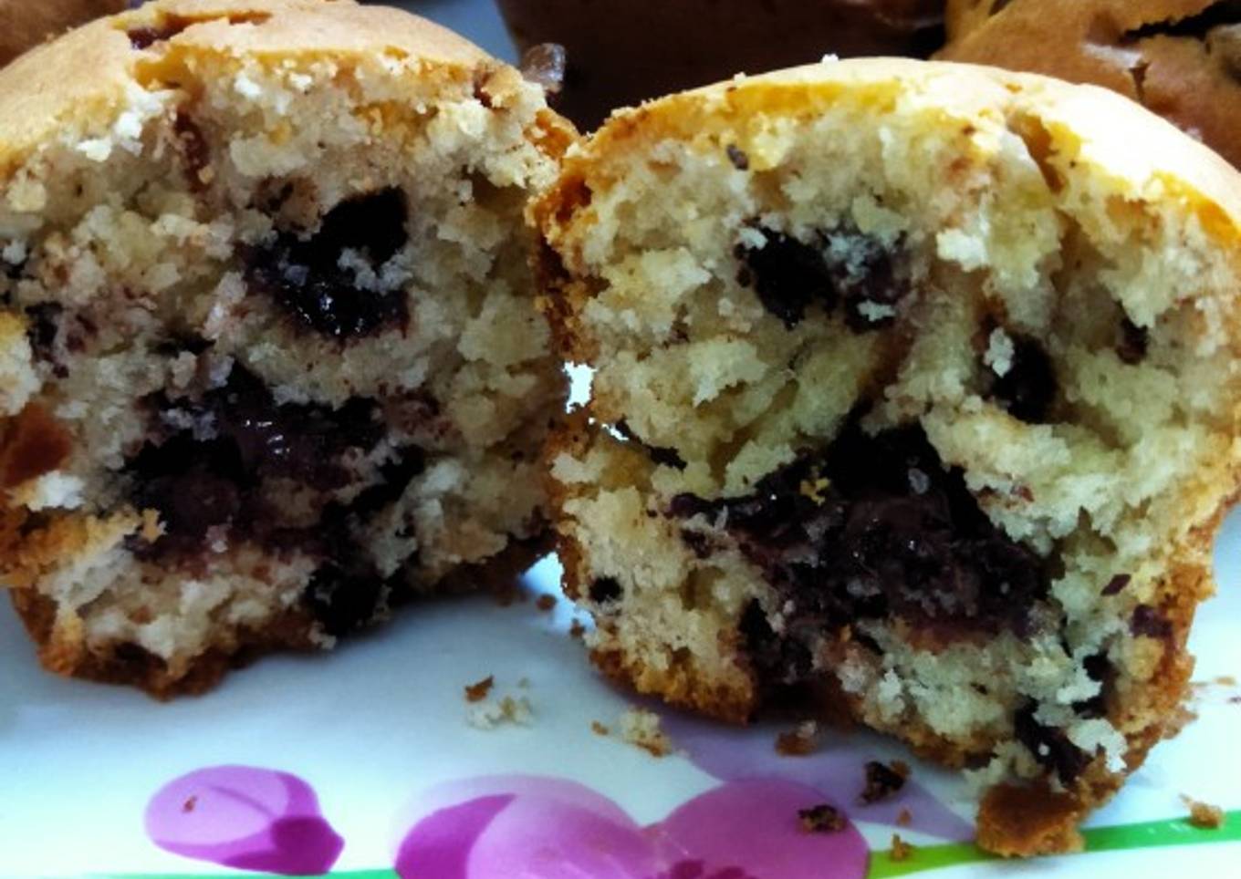 Muffins aux pépites de chocolat au cake factory