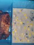 Creamy chicken with mushroom champignon