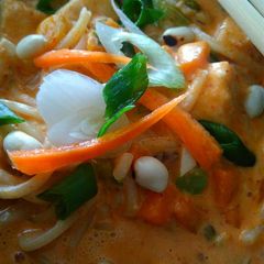 A picture of Vegetarian Laksa.