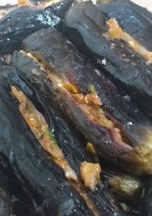 صورة لوصفة باذنجان 🍆 عروس اسود 😋 سهل ولذيذ 🤩