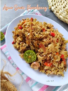 Foto resep Ayam Suwir Kecombrang