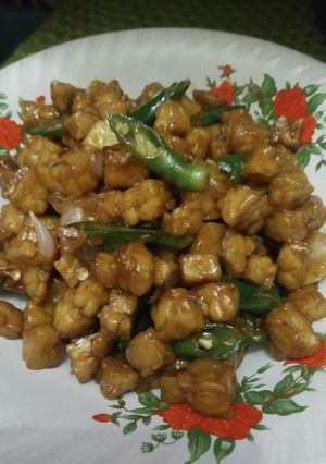 Foto resep Oseng tempe cabe ijo