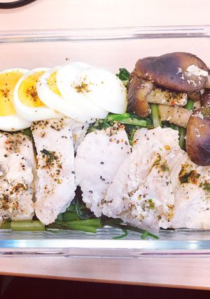 雞胸肉便當(減醣料理) 的食譜成品照片