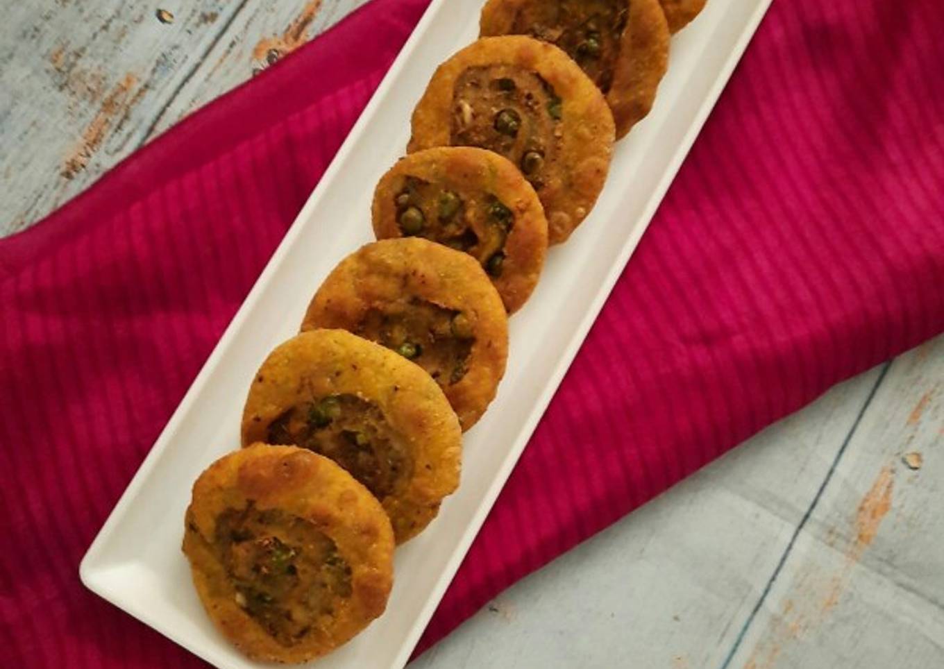 Pinwheel samosa