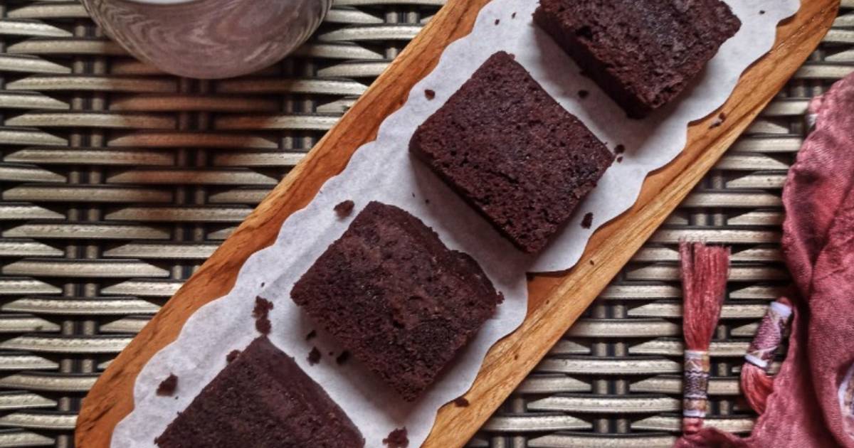 Resep 263. Brownies Cokelat Kukus (takaran sendok) oleh Bunna💜 Cookpad