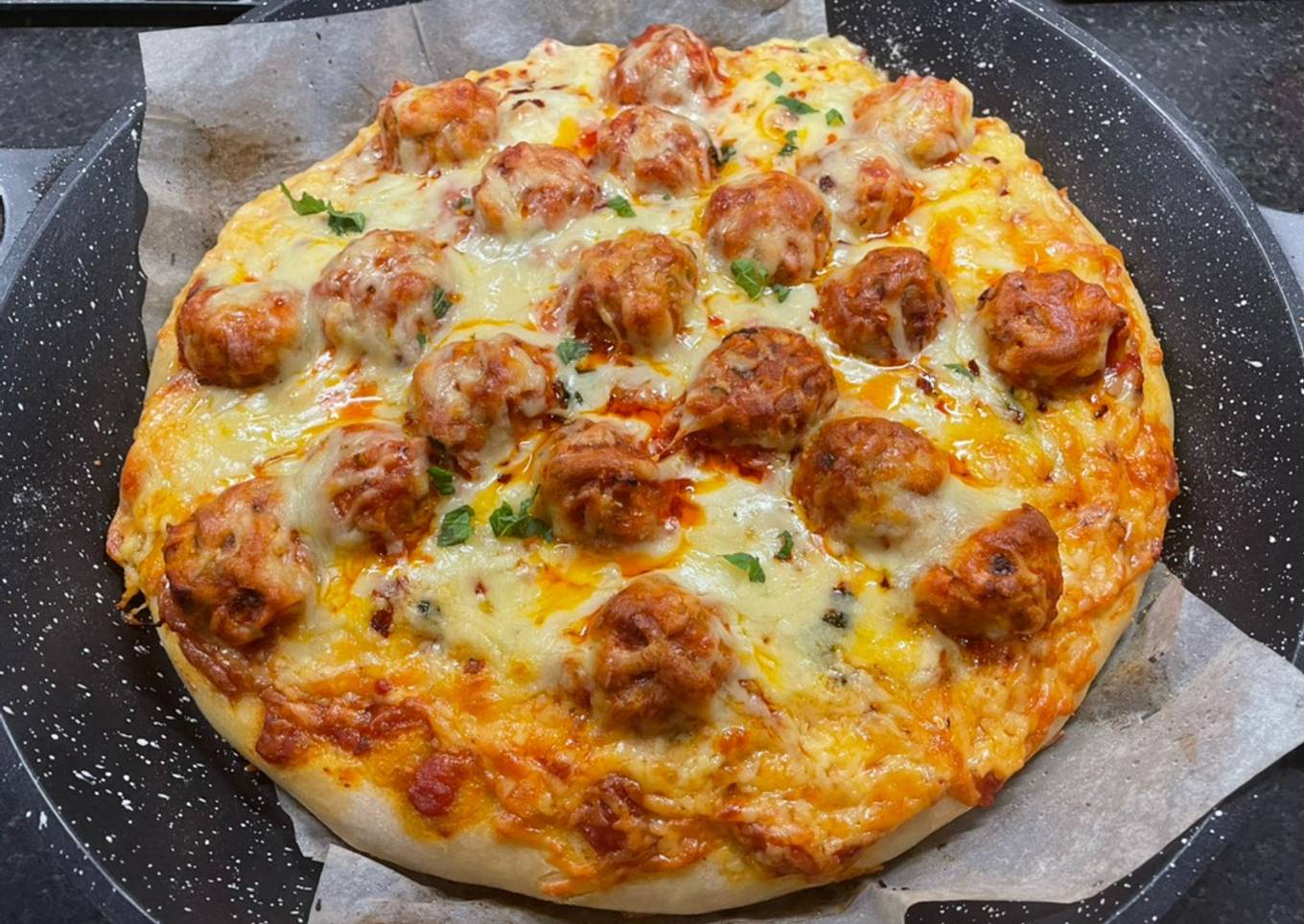 Domino’s Meatball Pizza: