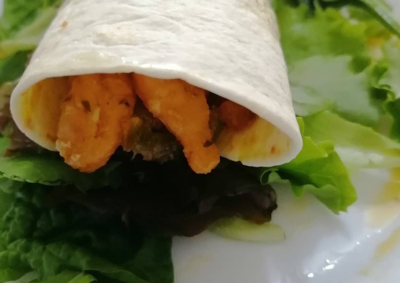 Fajitas de salmón