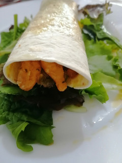 Una foto de Fajitas de salmón