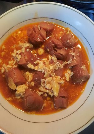 Foto resep Sosis Telur Asam Manis