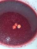 Cóctel de jarabe de fresa y pimienta rosa estilo DULZAL