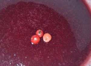 Una foto de Cóctel de jarabe de fresa y pimienta rosa estilo DULZAL
