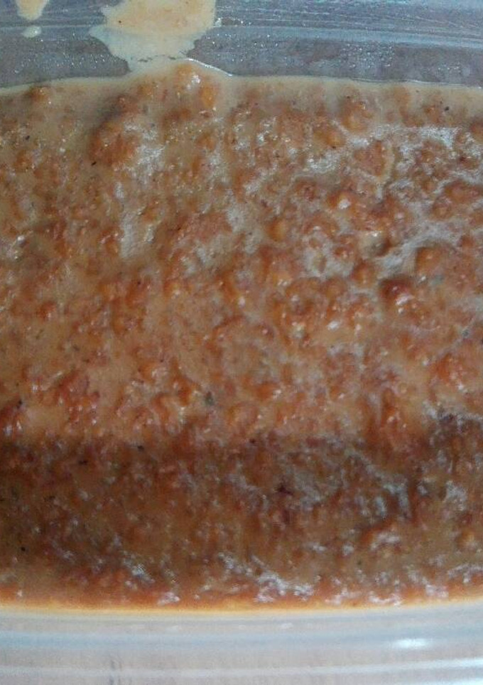 Una foto de Postre de avena y café