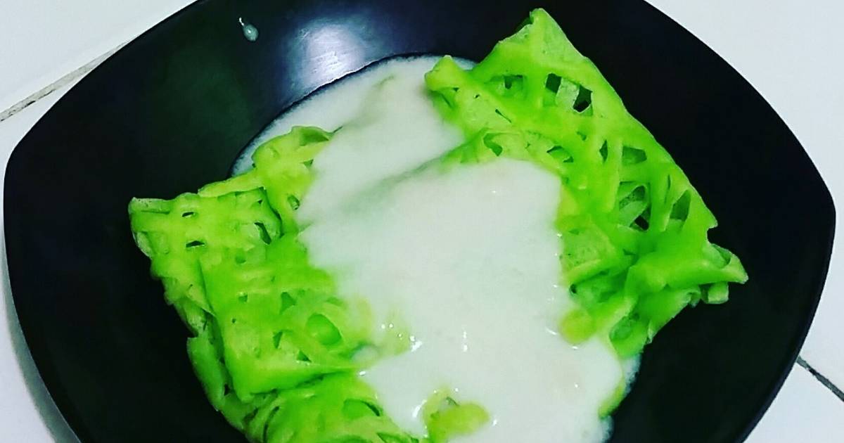 Resep Roti Jala Pandan Tanpa Telur Dengan Vla Durian Oleh Umu Shendy