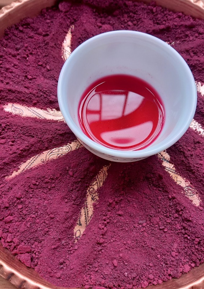 عکسی از دستور پودرچغندر
