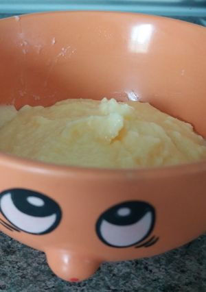 Una foto de Crema pastelera en el microondas