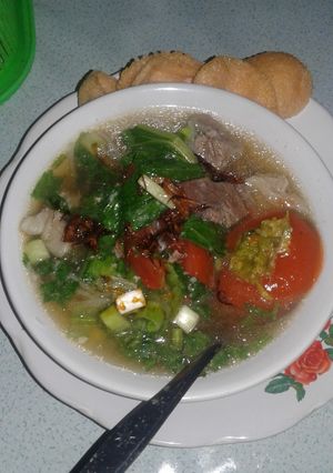 Foto resep Mieso medan (mie sop)