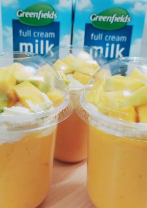 Foto resep Manggo float by mamitakaeshi