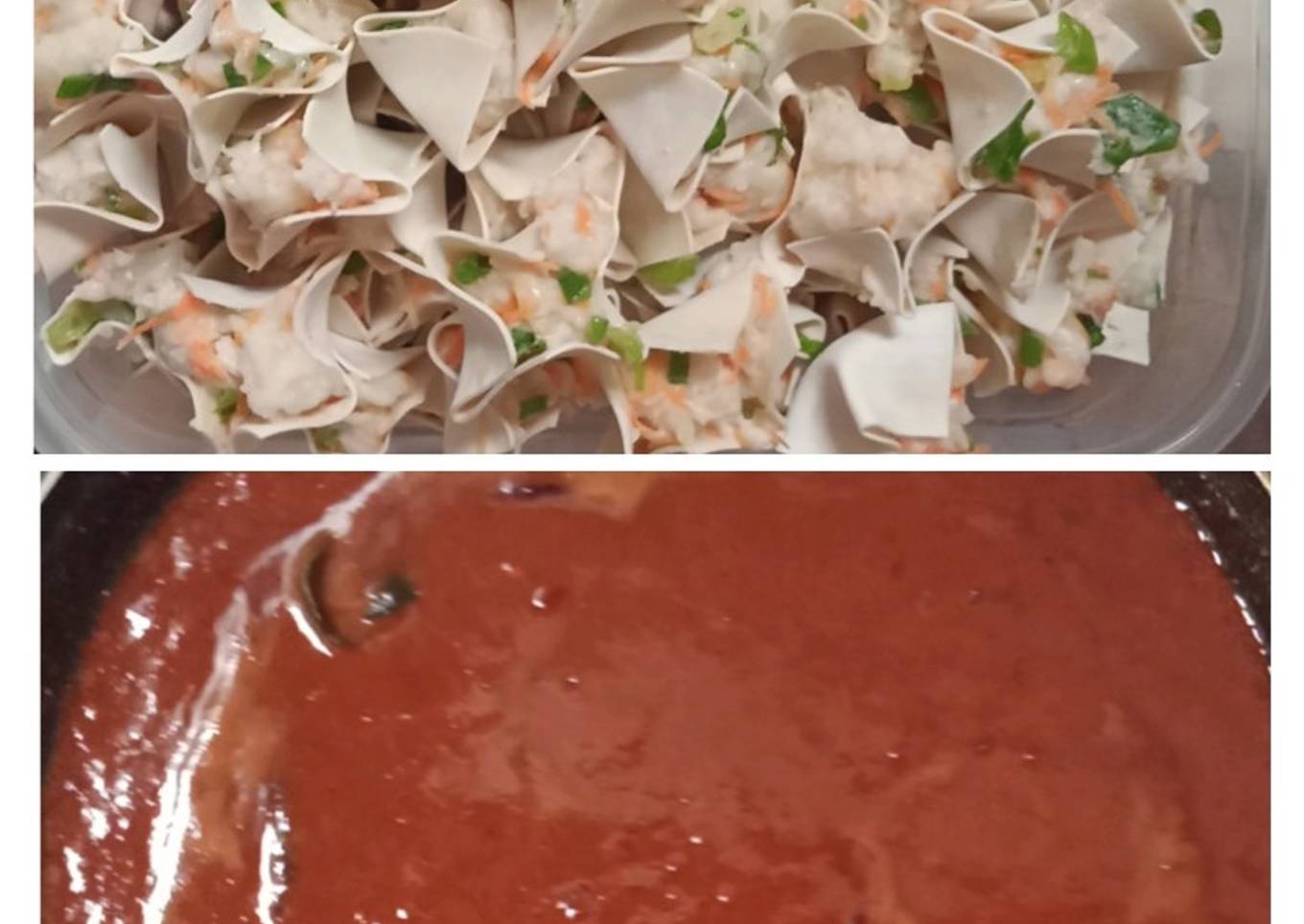 Batagor sambal kacang