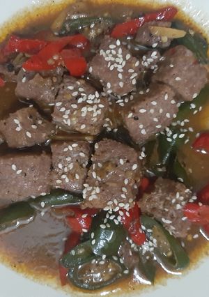 Foto resep Saikoro saos bulgogi