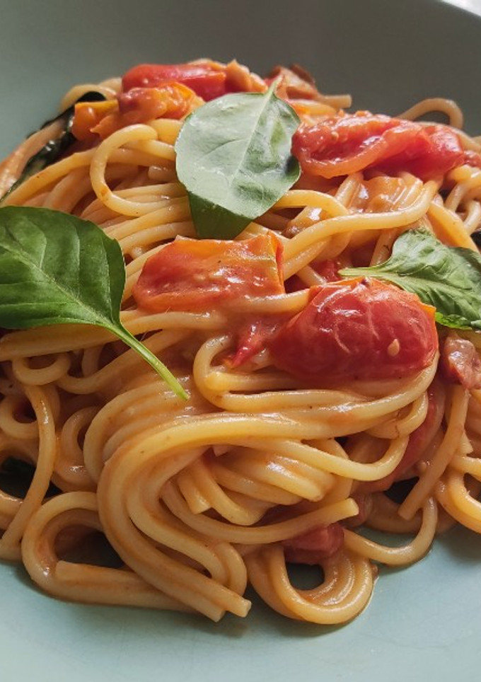 Una foto de Pasta allo scarpariello