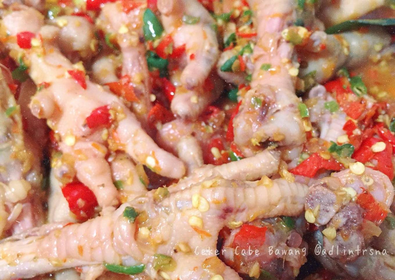 Ceker Cabe Bawang (rica-rica)